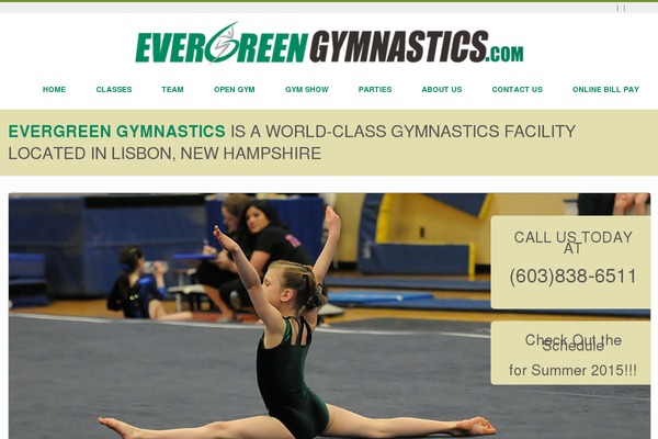 evergreengymnastics.com site used Clean_theme_2.1