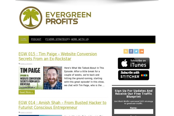 Jarida theme site design template sample