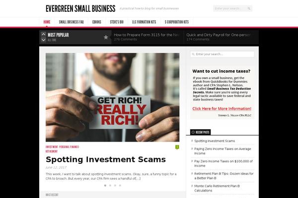 News Pro theme site design template sample