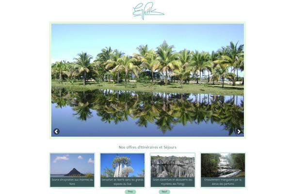 Complete theme site design template sample