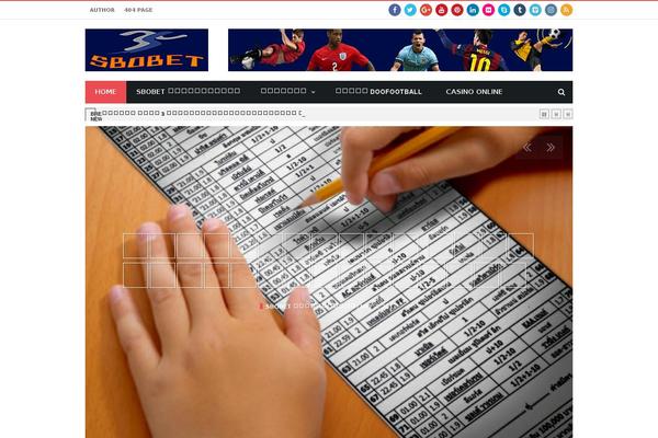 MaxBlog theme site design template sample