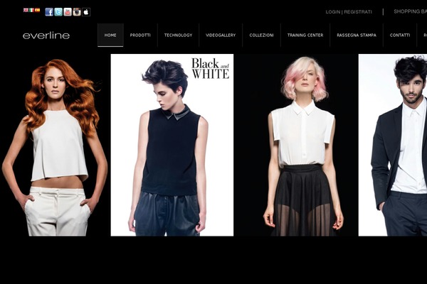 The Leader theme site design template sample