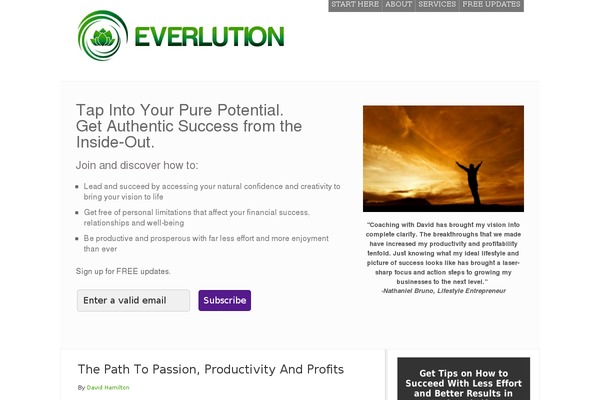 everlution.co site used New-news