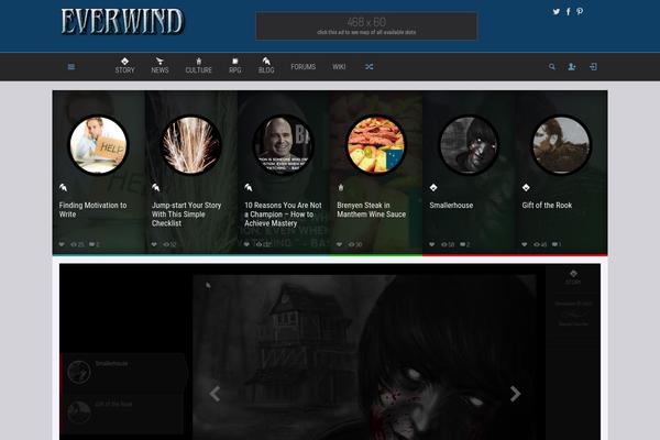 Gazette theme site design template sample