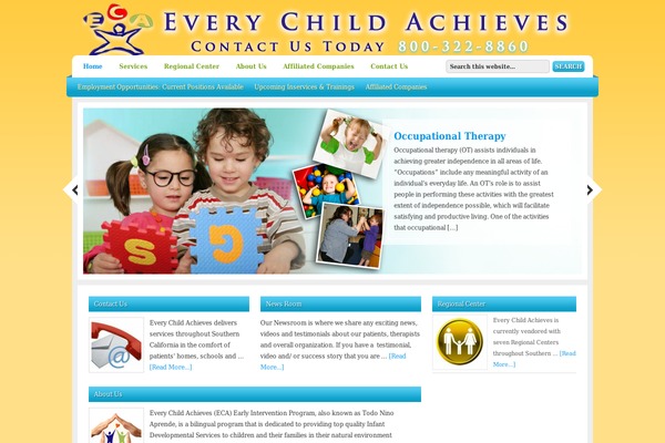 Serenity theme site design template sample