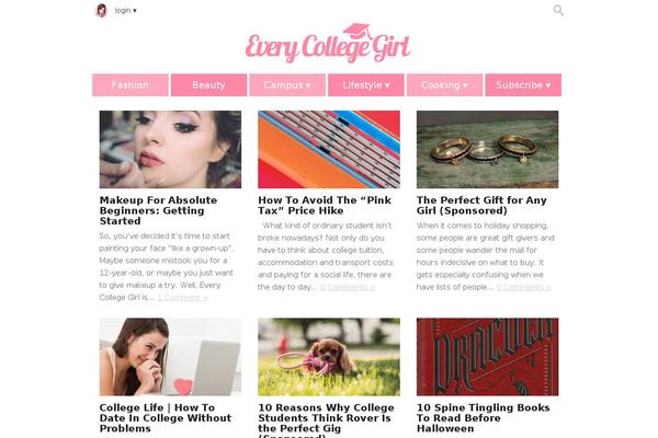 everycollegegirl.com site used Everycollegegirl
