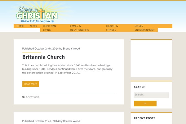 Ignite theme site design template sample