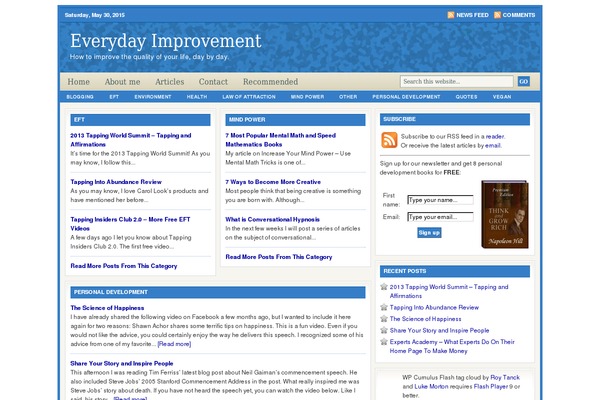 Lifestyle 3.0 theme site design template sample