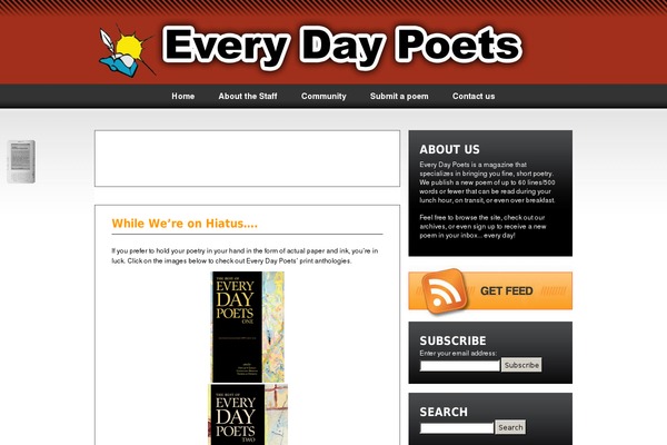 everydaypoets.com site used Direct-response