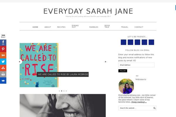 Site using Simple Social Icons plugin