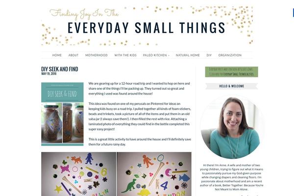 everydaysmallthings.com site used Betterdays