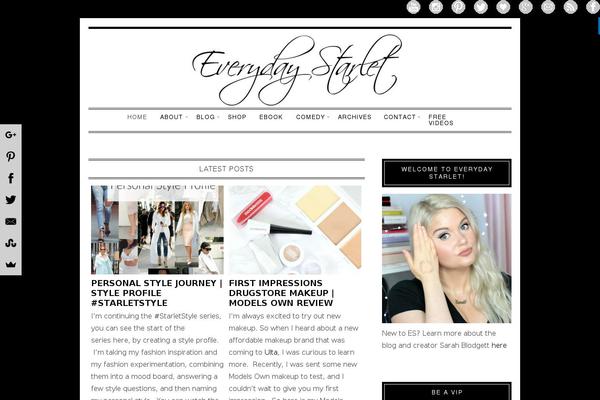 everydaystarlet.com site used Olivia-theme