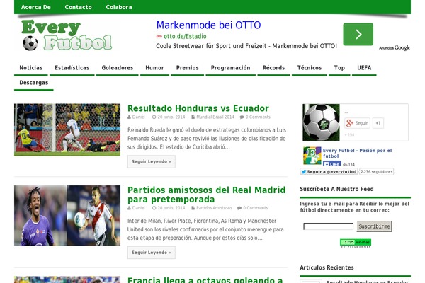 Site using Arve-pro plugin