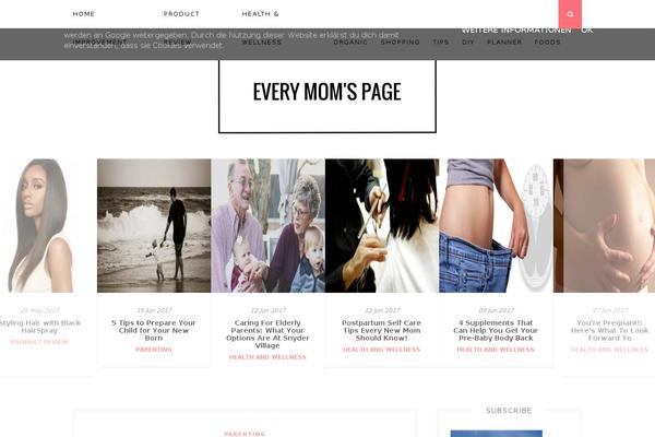 Caps theme site design template sample
