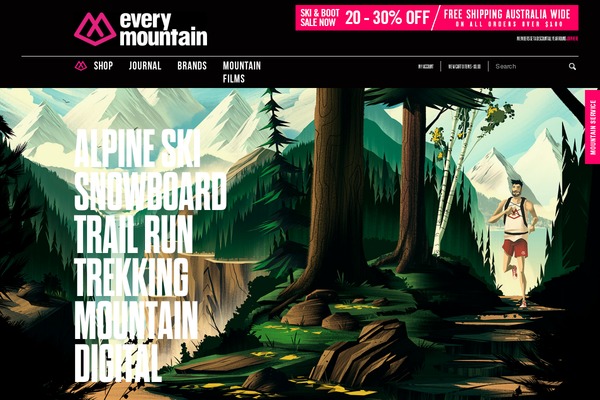 Em theme site design template sample