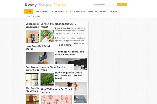 Pinboardthm theme site design template sample