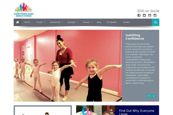 Cacoon theme site design template sample