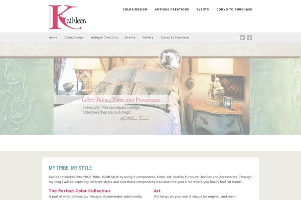 Collab theme site design template sample