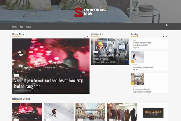 HardNews theme site design template sample