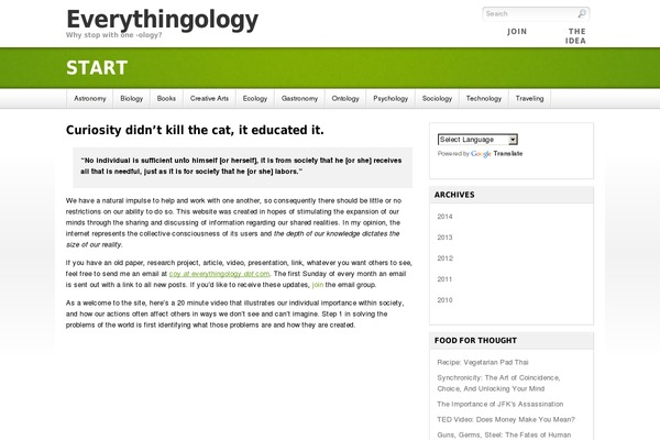 Eco theme site design template sample