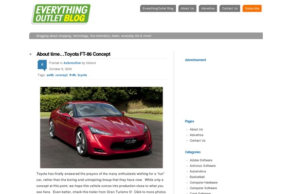 everythingoutlet-blog.com site used Clockworksimple