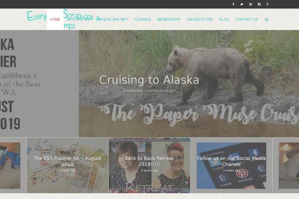 VoiceChild theme site design template sample