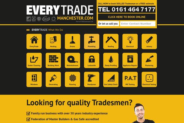 everytrademanchester.com site used Ahoy