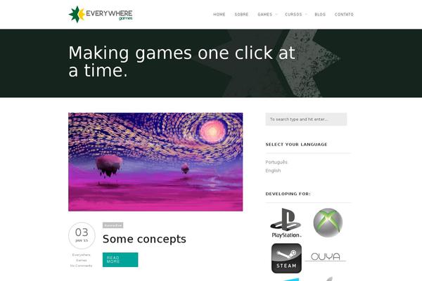 GridStack theme site design template sample