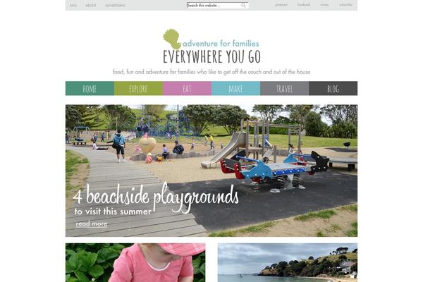 Magazine theme site design template sample
