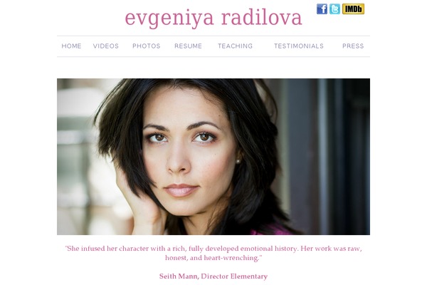 Express theme site design template sample