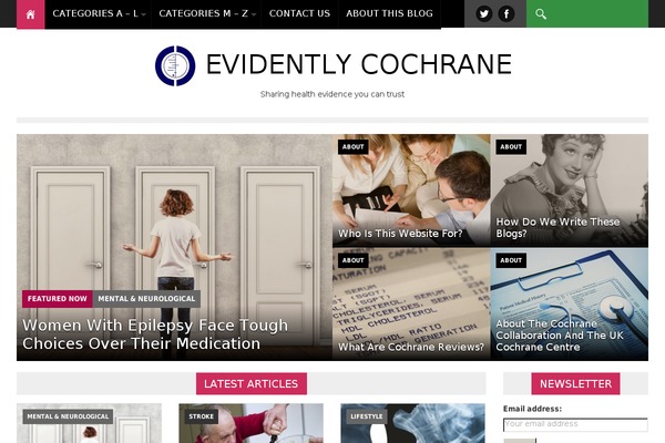evidentlycochrane.net site used Nadia