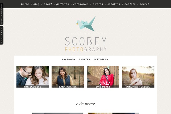 Rebecca theme site design template sample