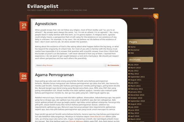 ChocoTheme theme site design template sample