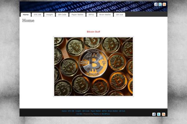Mantra theme site design template sample