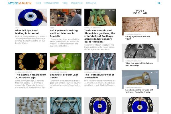 Flex Mag theme site design template sample