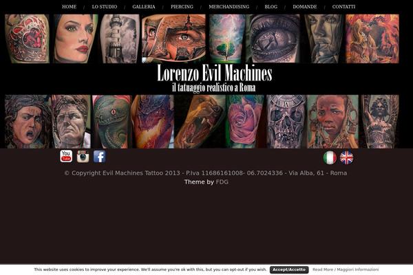 Landscape theme site design template sample