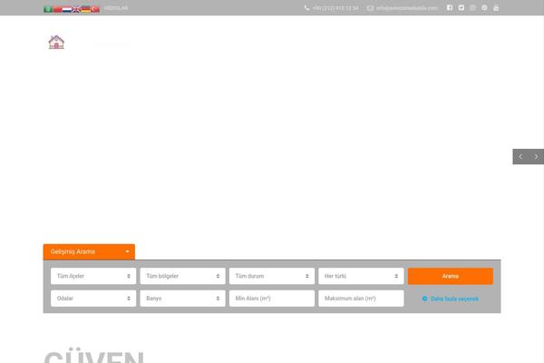 Houzez-child theme site design template sample