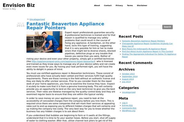 Simon WP Framework theme site design template sample