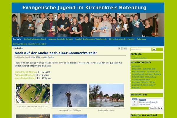 Aspen theme site design template sample