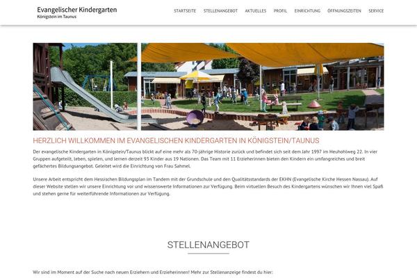 Accesspress_parallax_pro theme site design template sample