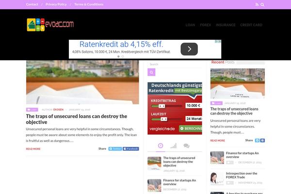 Falcon theme site design template sample