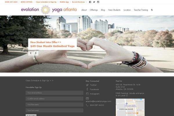Blade theme site design template sample
