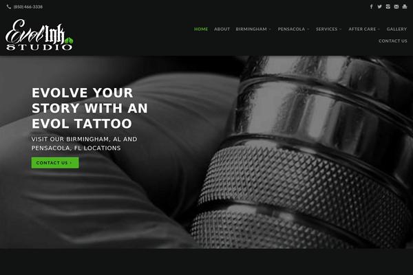 Story theme site design template sample