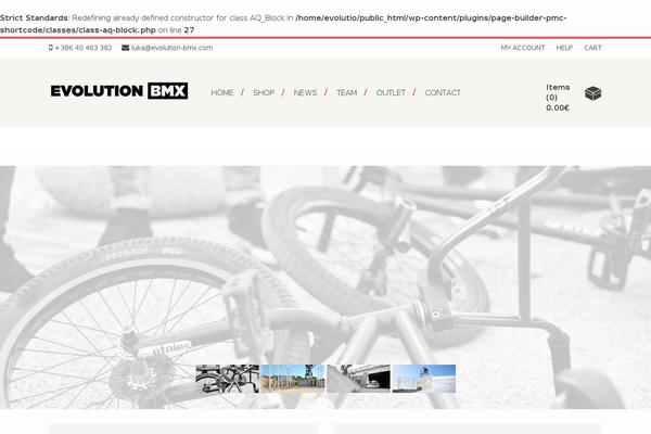 Site using Page-builder-pmc-shortcode plugin