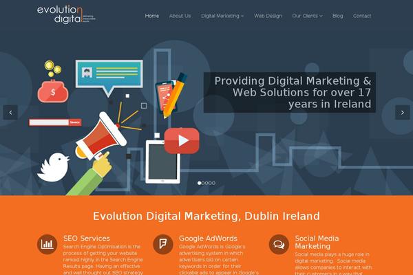 Flat Theme theme site design template sample