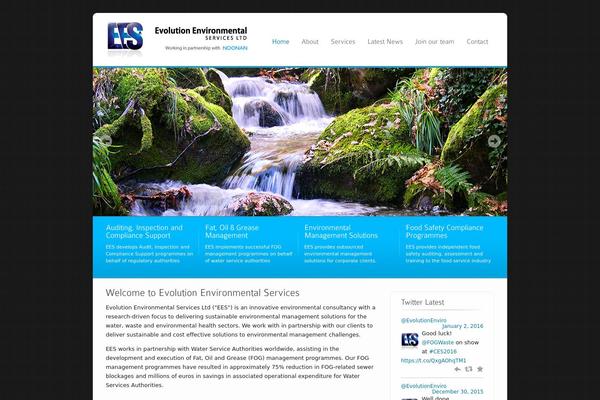 Ecobiz theme site design template sample