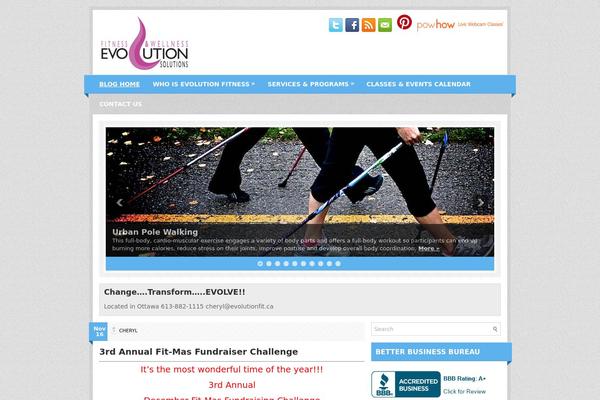 Westward theme site design template sample