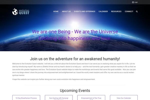 The7 theme site design template sample