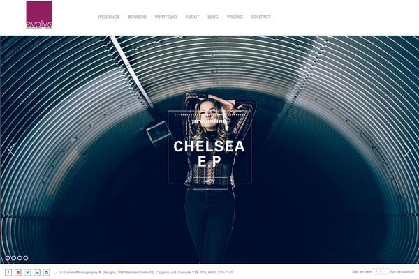 Fluxus theme site design template sample