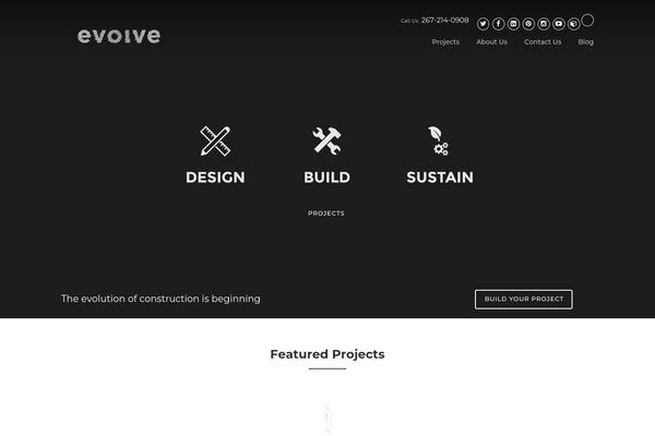 evolvebuild.com site used Construction-child